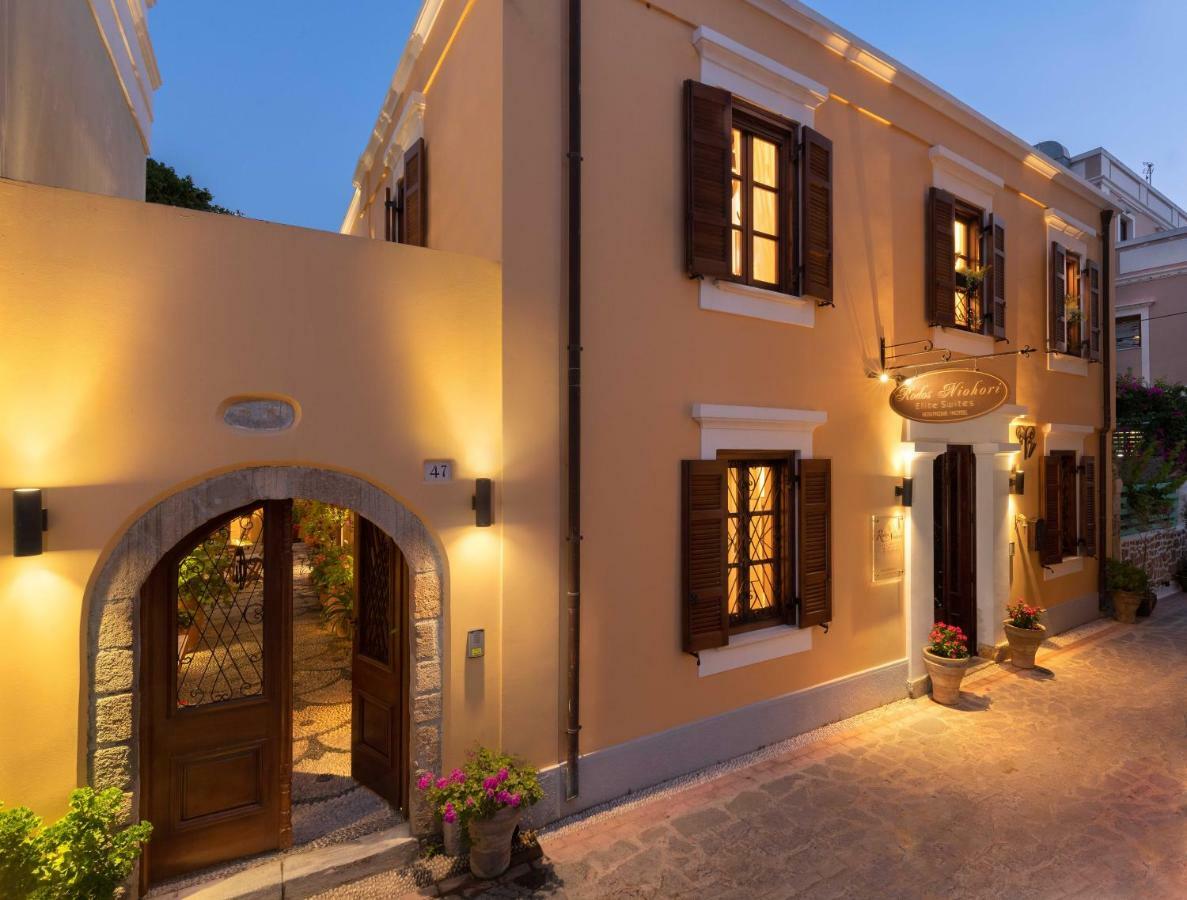 Rodos Niohori Elite Suites Boutique Hotel Rhodes City Bagian luar foto